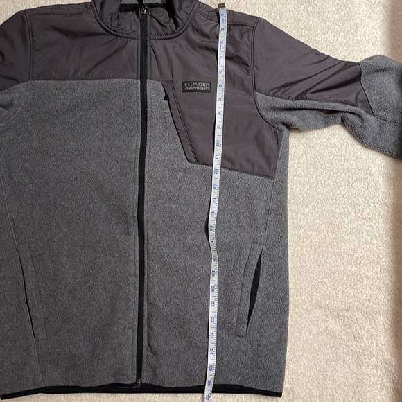 Under Armour Boys Cold Gear Loose Front Zip Jacket Size Youth XL - Picture 4 of 6